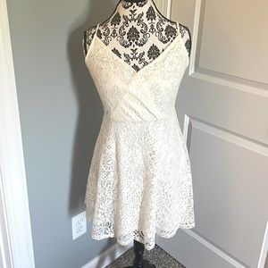 Lace spaghetti strap dress